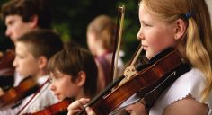 Streicher der Jugendmusikschule bei »laut und luise«