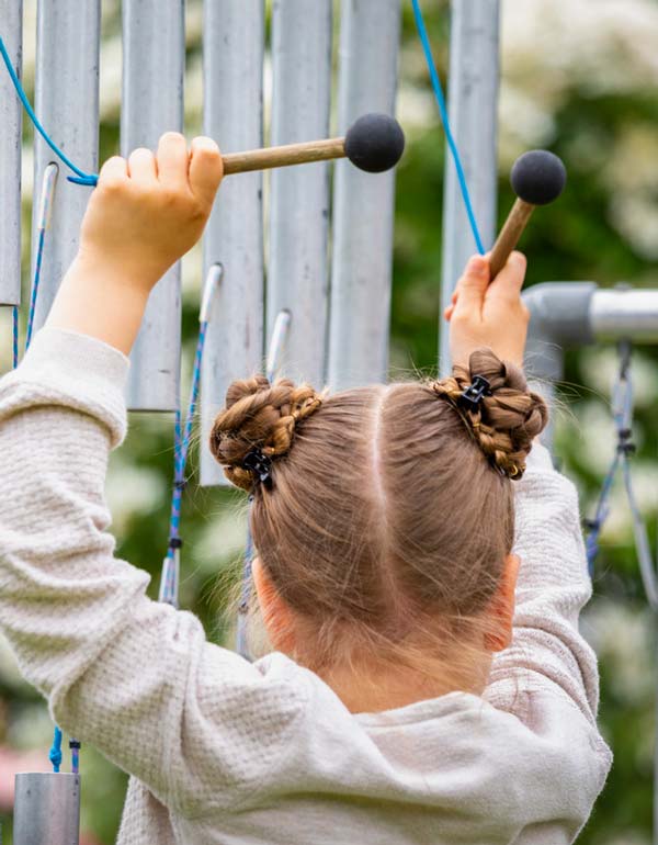 Draußen auf der Piazza